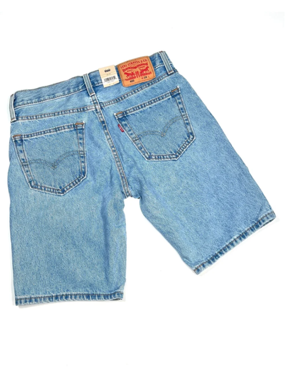 NWT Levi's Womans Jeans 405 Standard Jean Shorts, Blue, Waist 29 x 10